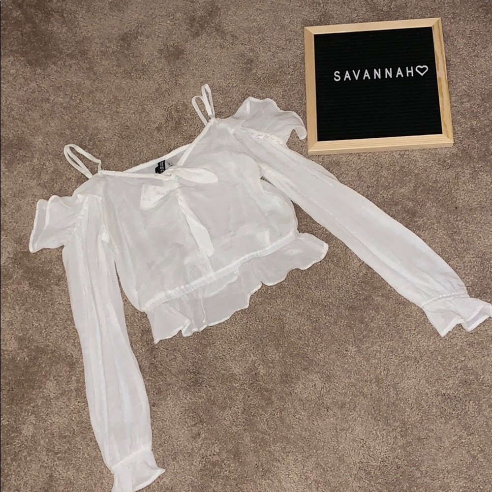 H&M off the shoulder longe sleeve